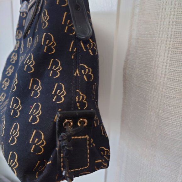 Dooney & Bourke Signature Small East West Slouch - Picture 4 of 13